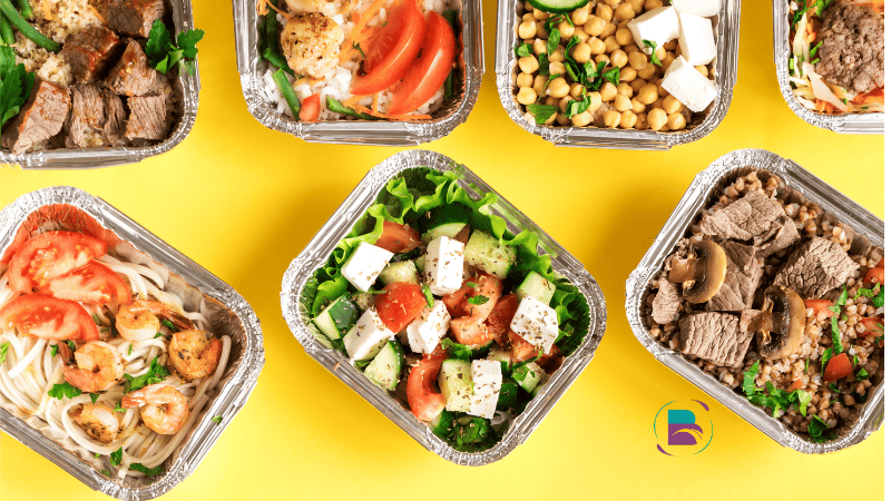 Restaurant-style dining room with seniors enjoying meals
