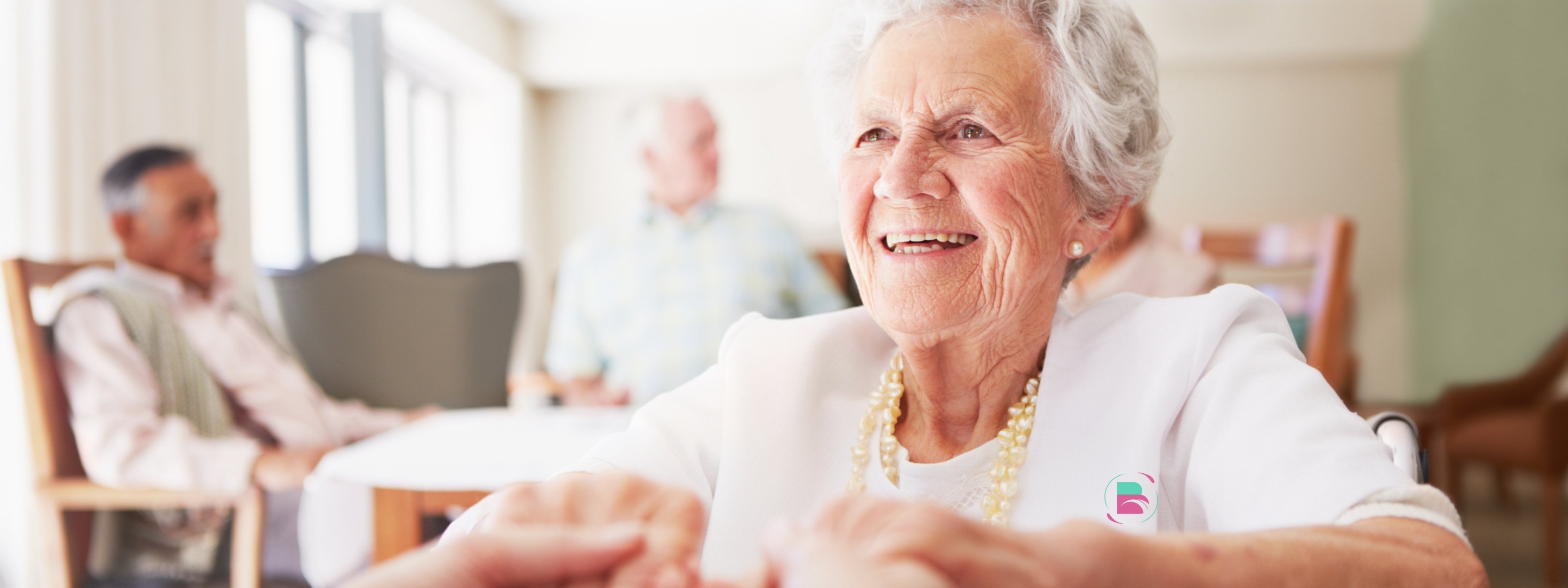 Montage of senior living options across care levels