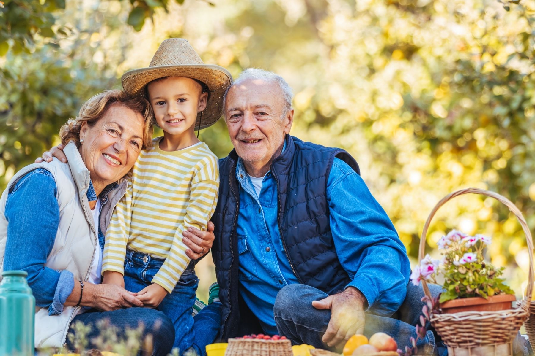Happy senior couple in assisted living