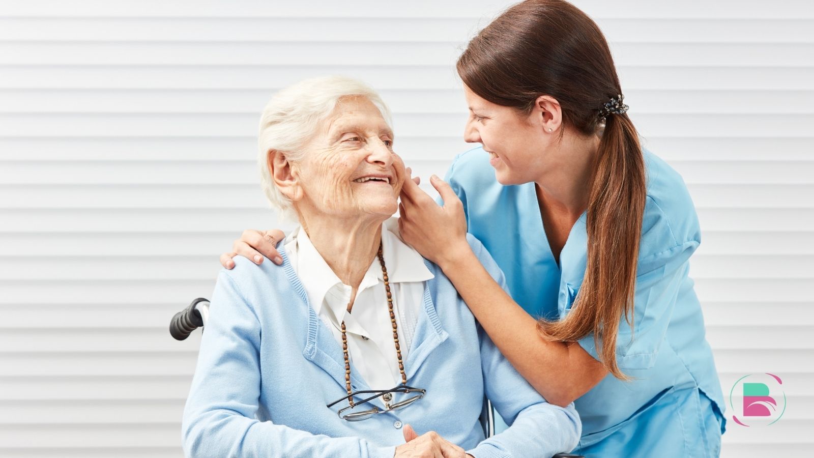 Trained memory care staff providing specialized care